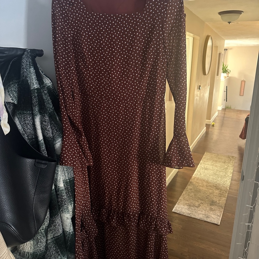 Elegant Polka Dot Dress